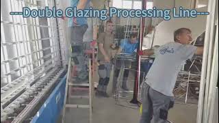 Double glass making machine cnc insulating glass production line hollow glass processing equipment