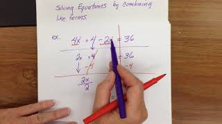 Solving equations with variables on both sides