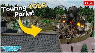 Touring Your Parks LIVE in Theme Park Tycoon 2!