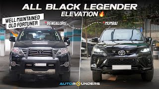 Old Fortuner From Bengaluru Modified To Porsche Black Legender  |📍Autorounders