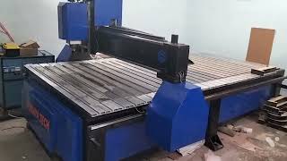 Cnc wood router installation in bikaner rajasthan bad size 4x8