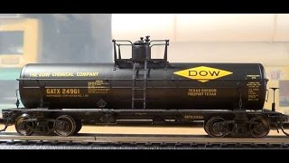 Tangent ~ 8,000 Gallon Acid Tank Car ~ 1953 Version ~ HO Scale Model Trains