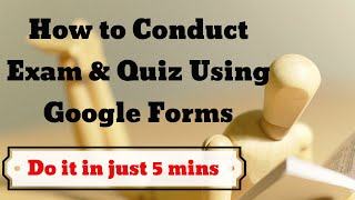 How to conduct online Exam and Quiz using Google Forms? | Tamil | vyasa