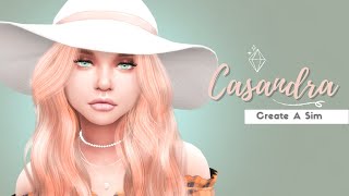 ✨SEMANA CAS - Maxis Match//Alpha - Create A Sim - Cassandra + CC Links