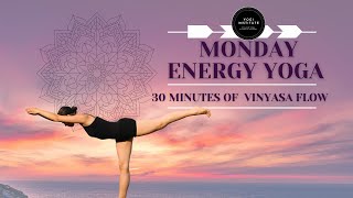 Monday Energize Vinyasa Flow- 30-Minute Class- Yoga Class For Balance- Yogi Institute