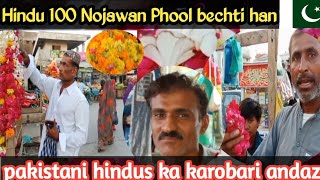 hindu 100 nojawan pakistan m phool bechti han | hindus ka karobari andaz in sindh umerkot