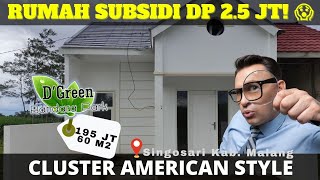 190 JT!! RUMAH GAYA BARAT DI SINGOSARI MALANG | DGREEN BANDARA PARK