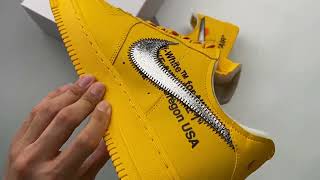 Air Force 1 Low "Off-White - University Gold"