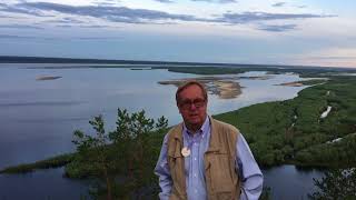 Bill Boerum at the Lena River in Siberia