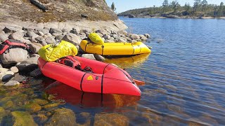 Водный поход на пакрафтах в конце мая