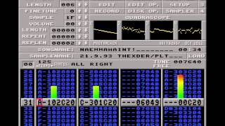 Triace aka Thexder - Mod.Nevermind (Amiga Protracker Chiptune Demoscene 1993)