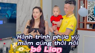 Hành trình phục vụ mâm cúng thôi nôi bé Lion con trai diễn viên Hồ Bích Trâm