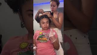 Autistic nonverbal teen cute hairstyle