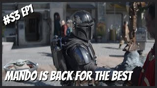 STAR WARS IS BACK! | Mandalorian S3 Ep 1