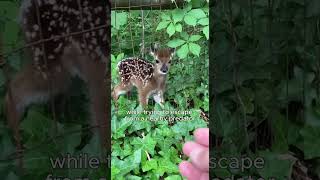 🦌❤️ IG|thirteenfoxjohn #babydeer #deer #animalrescue #deerrescue