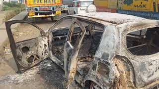 Maruti Suzuki Alto Car burnt completely due to some technical problem and fire Dezire Safe?