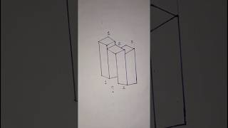 easy and unique 3D illusion drawing #shorts #trending #viralvideo