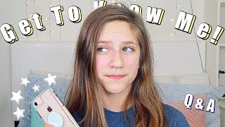 Do I have a crush? Q & A's Get to Know Me!