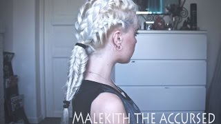 Thor 2 Malekith inspired braid hairstyle