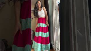 Long skirt outfit idea!🎀 #shorts #viral #grwm