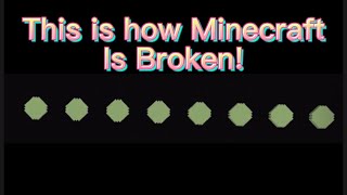 Minecraft Seeds Are Very Broken