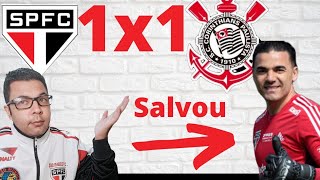 São Paulo 1x1 Corinthians, analise melhores momentos, pós jogo, notas. Campeonato Brasileiro.