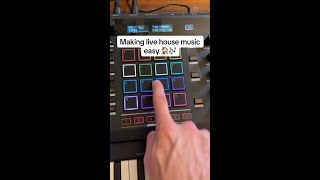 Making house music easy (live) 🏠🎶 #shorts