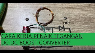 Prinsip kerja penaik tegangan DC DC boost converter