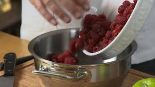 In the Polish Kitchen with Chef Nir Zook - baked apples stuffed with raspberries