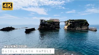 Gaiola Island Naples, Italy Beach Walk 🇮🇹 Isola La Gaiola Napoli - 4K UHD