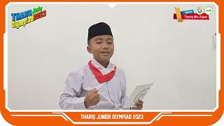 Deklamasi puisi TJO 2023 - Muhammad  Arkan Keitara (Grade 5) - SDIT Al Insan Islamic School