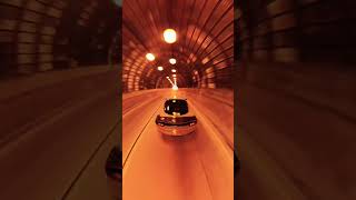 RX7 Shoots Huge Flames In Malibu Tunnels #rotary #rx7 #flames #jdm #fastandfurious #miata #shorts