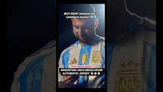 ⭐️⭐️⭐️ SALE! ARGENTINA 2024 MESSI HOME AUTHENTIC JERSEY! Amazon link in comment section ⬇️⬇️