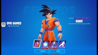 GOKU AND DRAGON BALL Z IN FORTNITE!!!!!