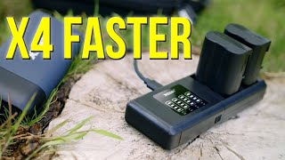 World’s Fastest Charger for the BMPCC 6K Pro (x4 as fast!)