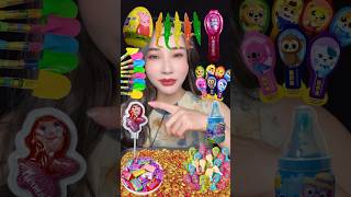 Mukbang 🍫🎉🌈🍭 #asmr 🍫🎉🌈🍭 #mukbang #candied #eatingsounds #candy #candying