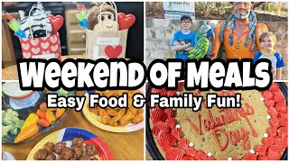 WEEKEND OF MEALS | Game Day Dinner | ASIAN MARKET HAUL | Spend the Weekend with Us!