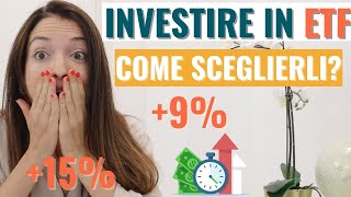 INVESTIRE IN ETF: 3 MIGLIORI DA TENERE | COSA SONO? CONVIENE? COME SCEGLIERLI? S&P 500 o MSCI WORLD?