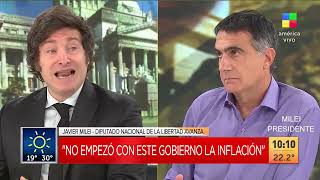 "Los políticos argentinos son una basura" Brillante Javier Milei con Antonio Laje- 02/03/22