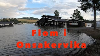 Flom i Onsakervika 2023