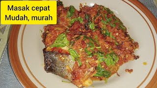 RESEP IKAN PARI ASAP SAMBAL KEMANGI | MASAK BUAT SARAPAN ENAK CEPAT BUATNYA