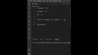 #Concatenating #Strings #in #Python @EMECHICODE