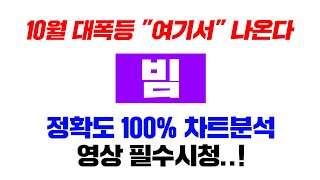 빔 [긴급] 바닥부터 "대폭등" 시작하기 일보직전...?! 정확도 100% 차트분석, 영상 필수시청...! #코인시황