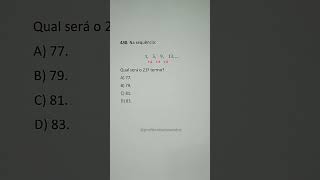 Qual é o 21º termo? | Progressão aritmética