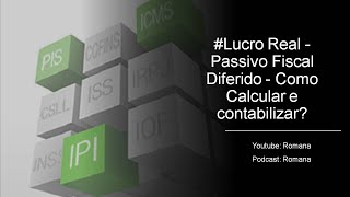 Lucro Real - Passivo Fiscal Diferido - Como Calcular e contabilizar?