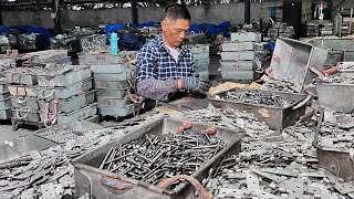 How Millions of Door Hinges are Produced in a Chinese Stainless Steel Factory