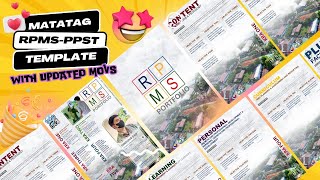 MATATAG RPMS PPST TEMPLATE 2024   With Updated KRAs and MOVs