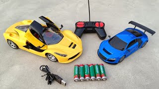 Rc Sports car unboxing and testing || Remote Control rc racing car & Remote car unboxing