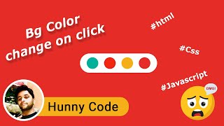 How to Change Body  Background Color On Click using HTML CSS and Javascript