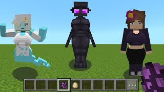 New Jenny EnderWoman and Jenny and Alie Addon in MINECRAFT PE